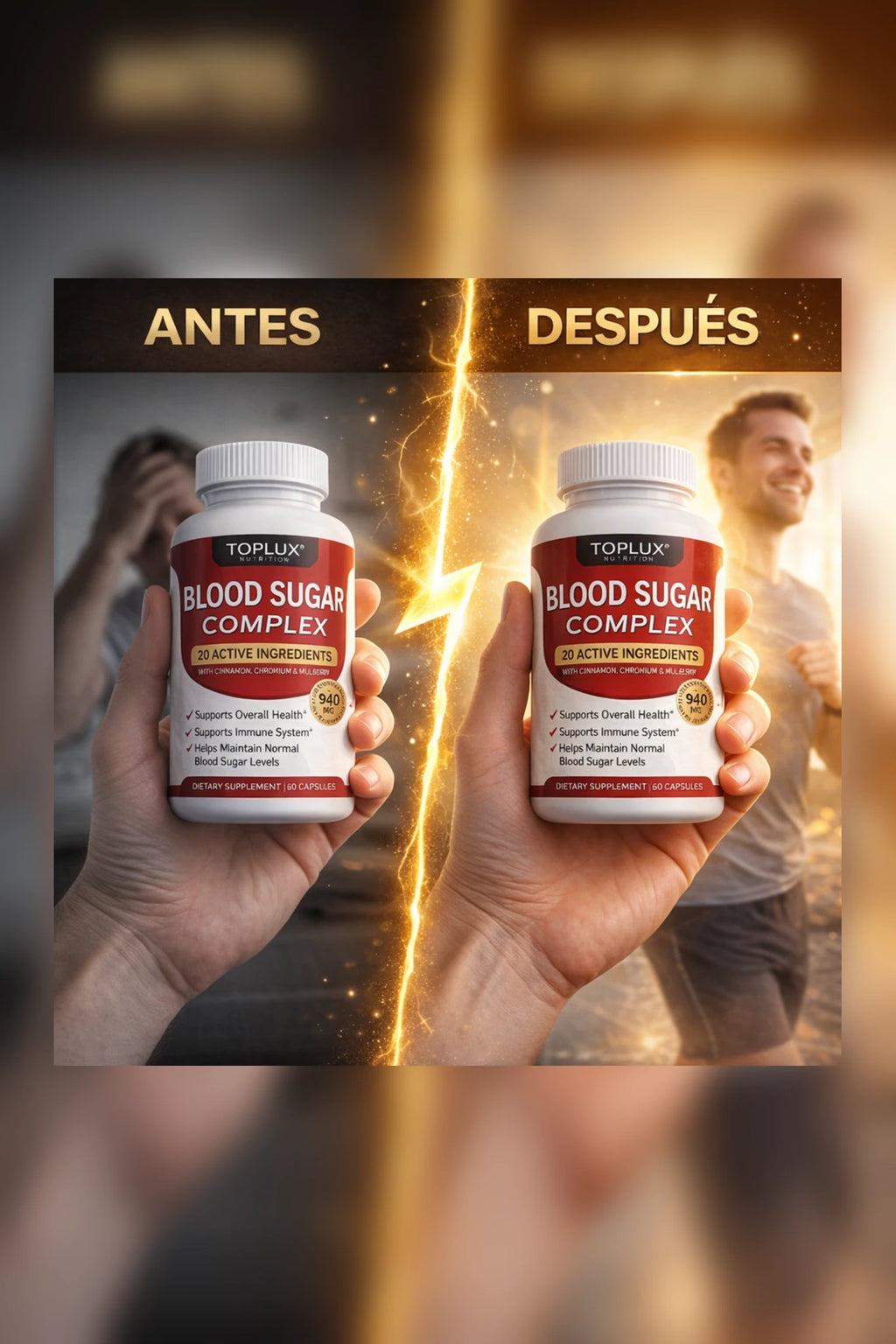 💊 Blood Sugar Complex 💊 - 60Capsulas - Recupera tu energia y sientete activo nuevamente⚡